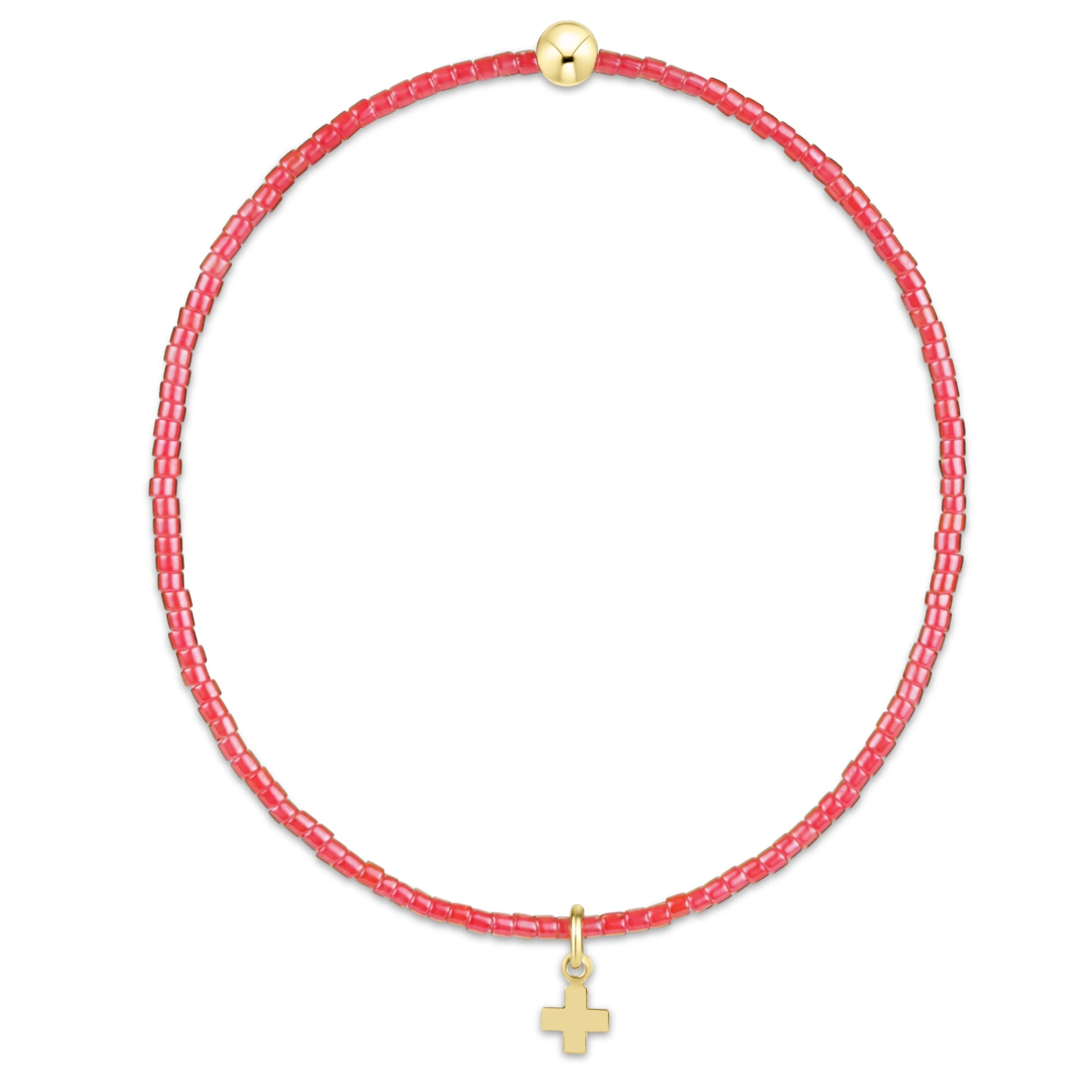 hope classic sherbert - signature cross small gold charm