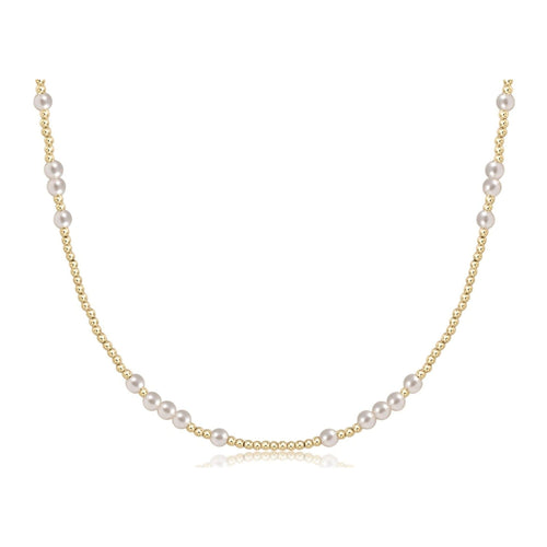 enewton 17in choker hope unwritte, 4mm pearl