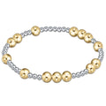 enewton hope unwritten 6mm bead bracelet, mixed metal