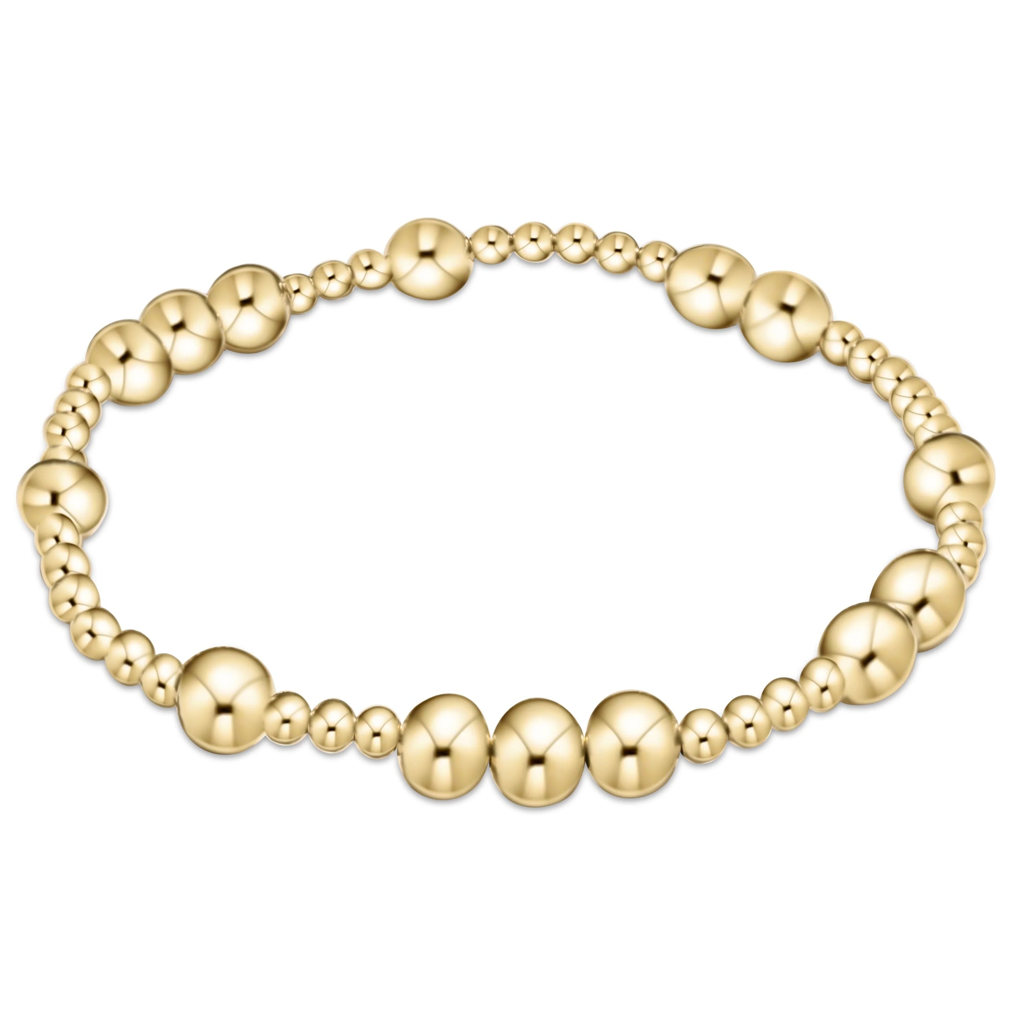 enewton hope unwritten 6mm bead bracelet, gold