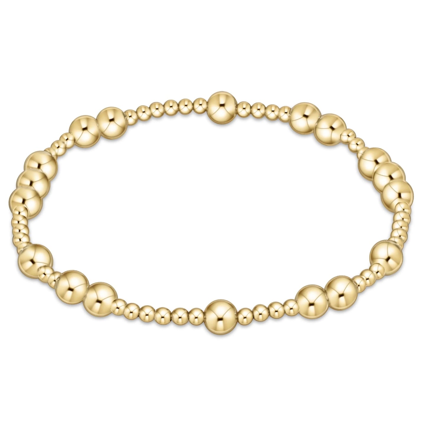 Hope Unwritten 5MM Bead Bracelet, Gold