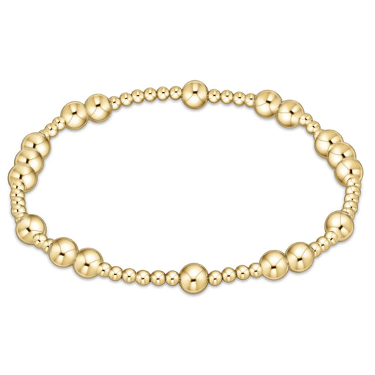 Hope Unwritten 5MM Bead Bracelet, Gold