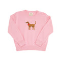 Isabelle`s Intarsia Sweater Hampton's Hot Pink, Dog