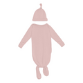 Knotted Layette Gown & Hat Set