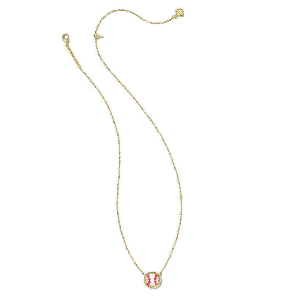 Baseball Short Pendant Necklace