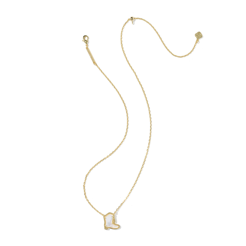 Drill Team Boot Short Pendant Necklace