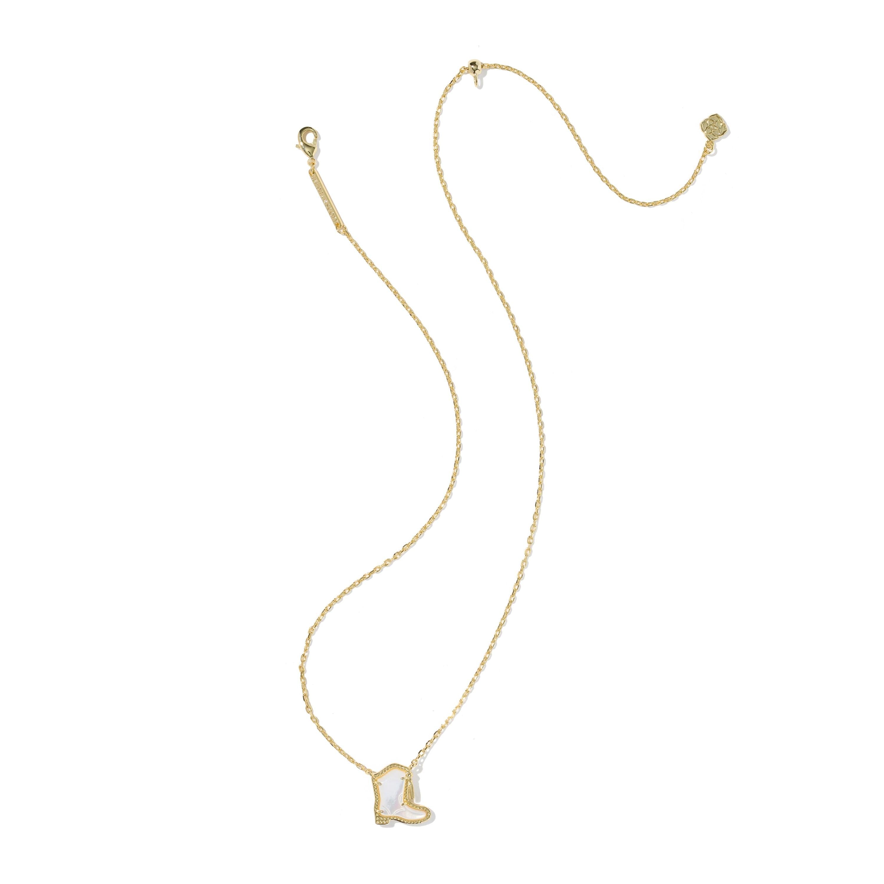 Drill Team Boot Short Pendant Necklace