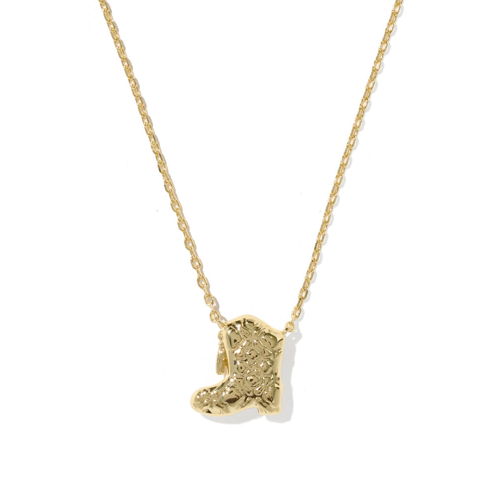 Drill Team Boot Short Pendant Necklace