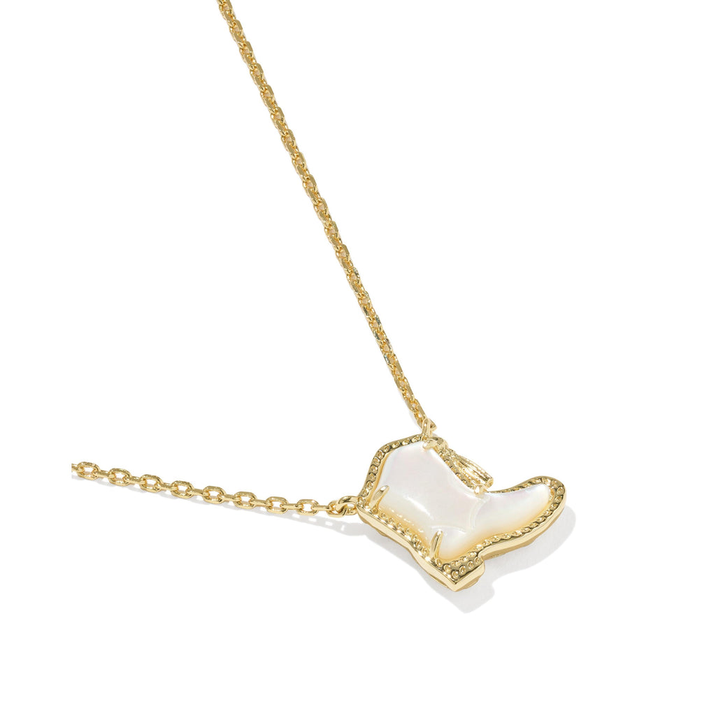 Drill Team Boot Short Pendant Necklace