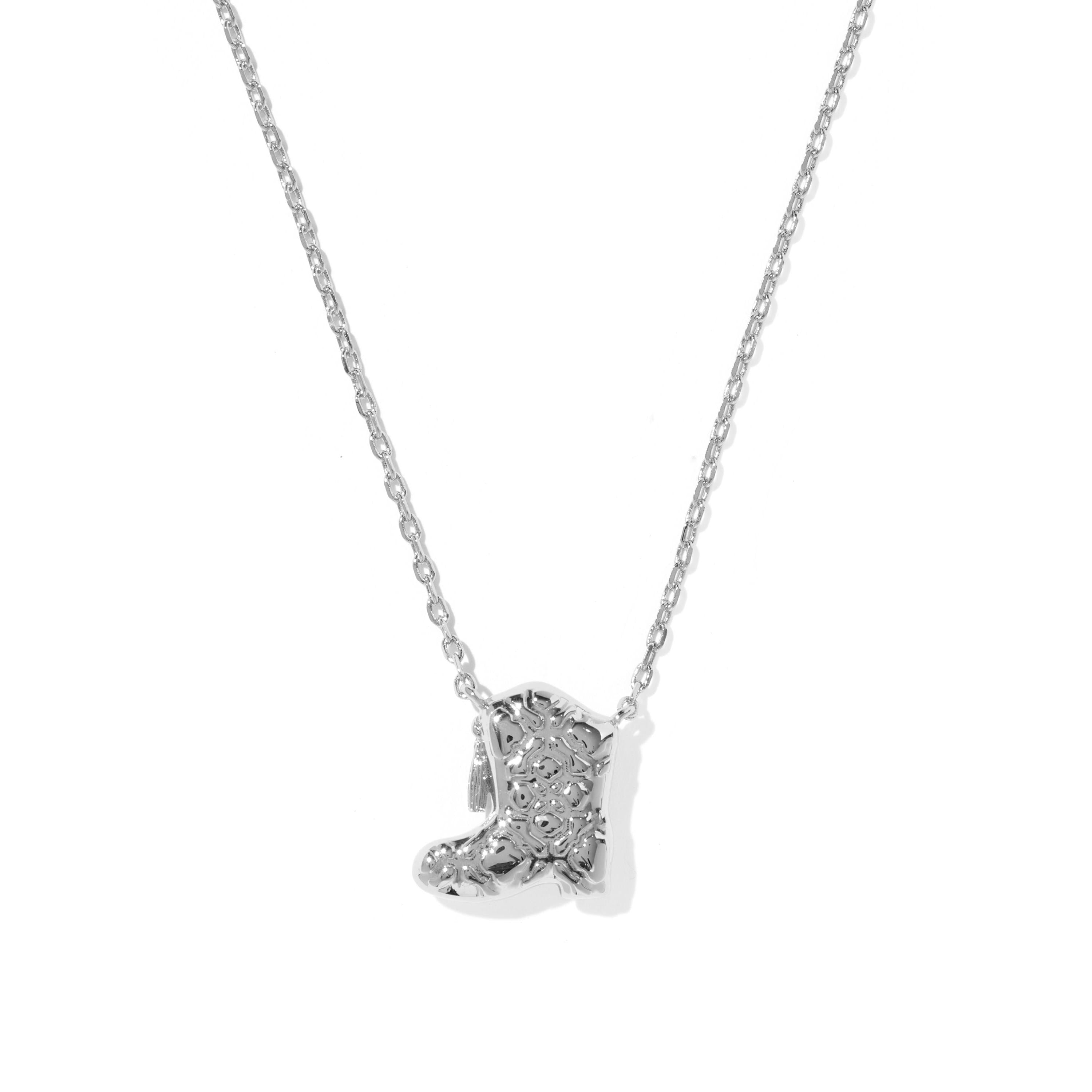 Drill Team Boot Short Pendant Necklace
