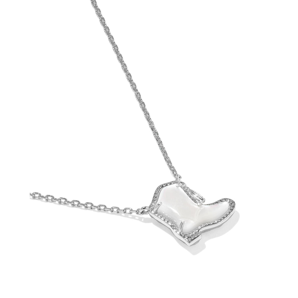 Drill Team Boot Short Pendant Necklace