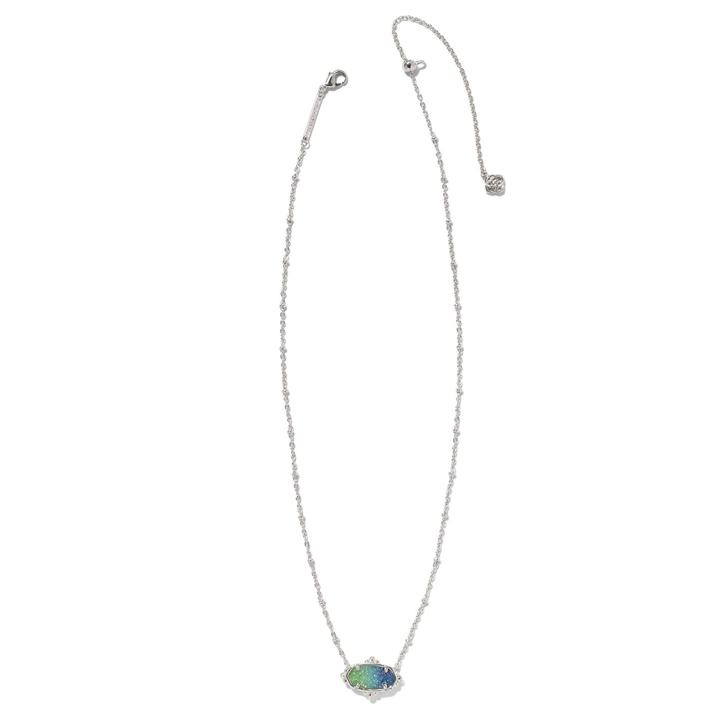 Elisa Petal Framed Short Pendant Necklace