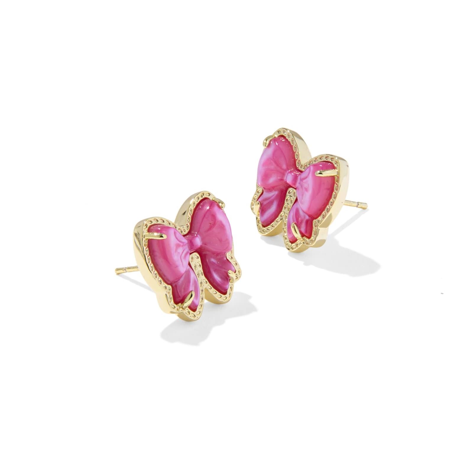 Kendra-Scott-Haley-Bow-Stud-Earrings-Gold-Rose-Violet-Ivory-MOP