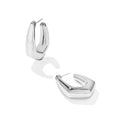 Kendra Scott Kaia Hoop Earrings Silver