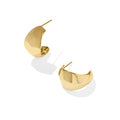 Kendra Scott Krista Metal Hoop Earrings Silver
