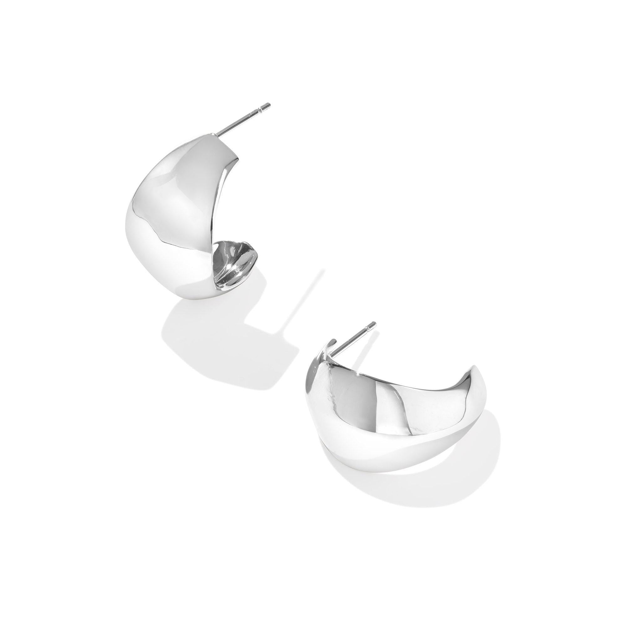 Kendra Scott Krista Metal Hoop Earrings Gold