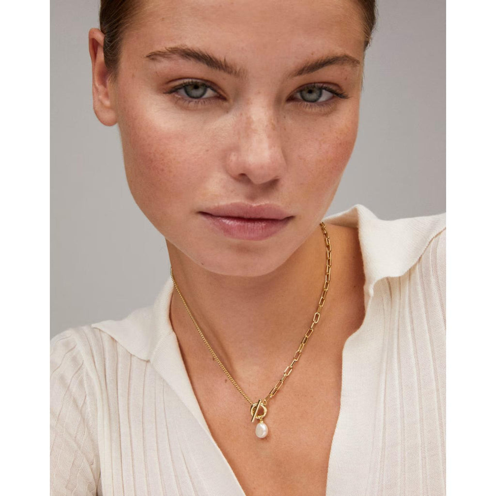 Leighton Pearl Chain Necklace