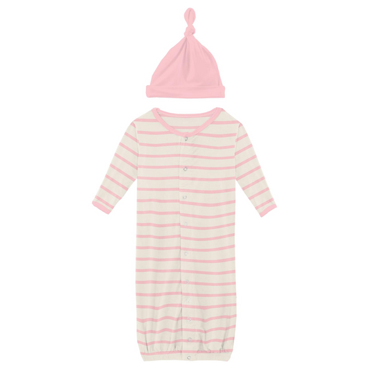 Layette Gown Converter & Single Knot Hat Set | Baby Shower Torie McCormick