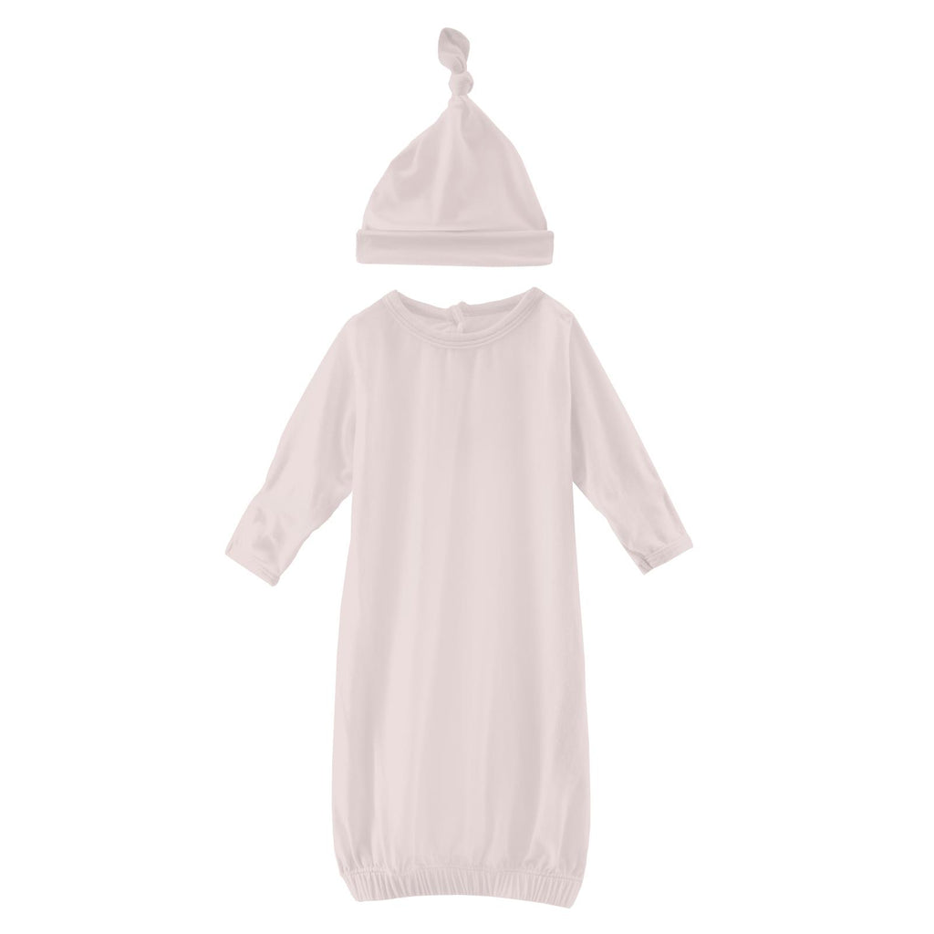 Layette Gown & Single Knot Hat Set