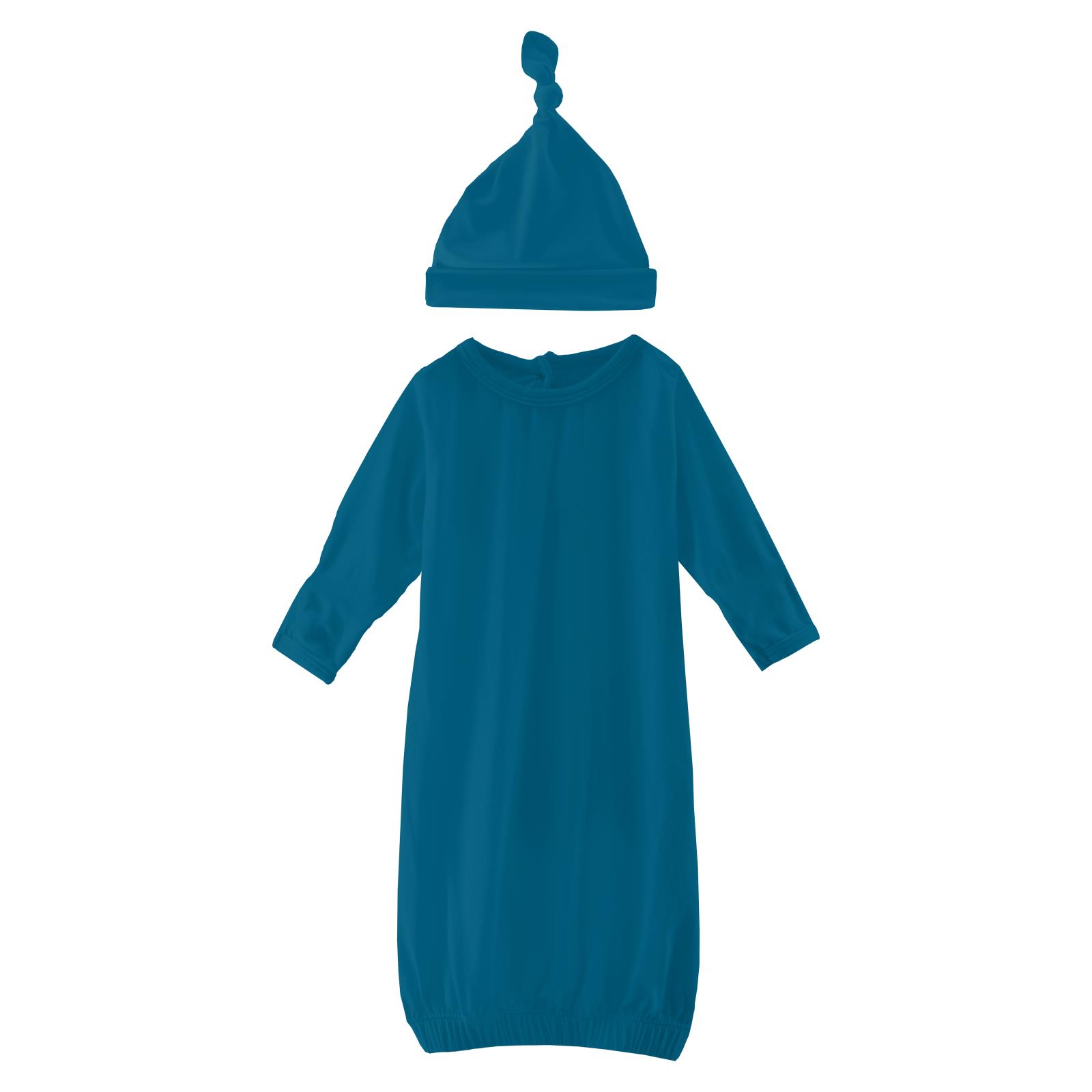 Layette Gown & Single Knot Hat Set