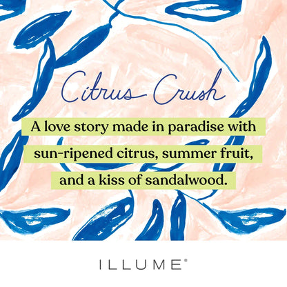 Citrus Crush Flourish Glass Candle