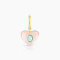 Rose Quartz Heart Parker Charm