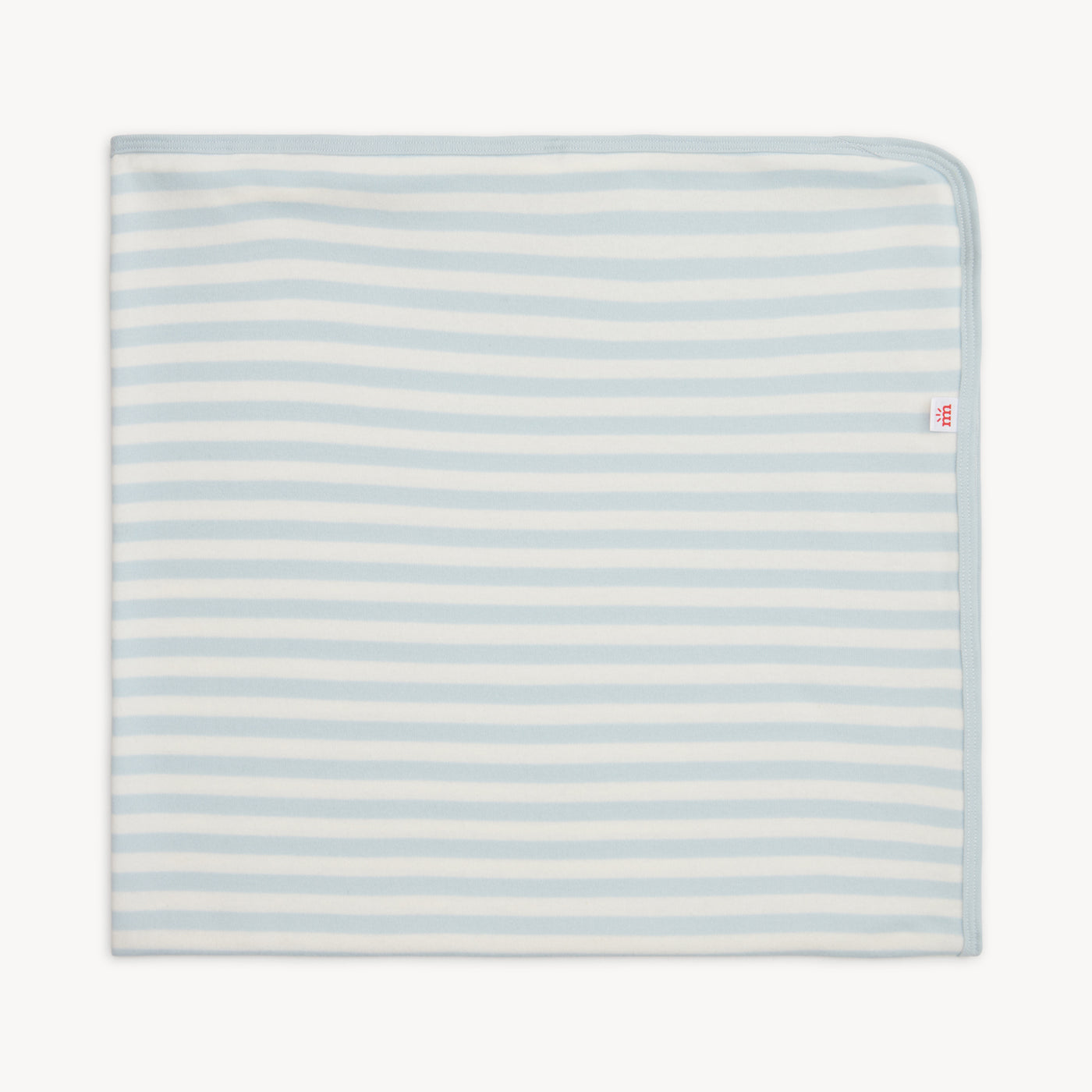 Blue Stripe Organic Cotton Blanket