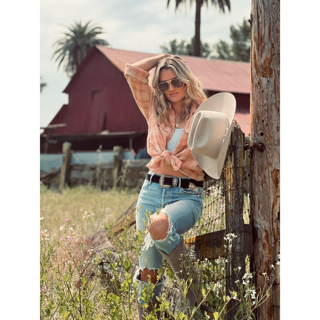 West Gold Frame/Brown Lens
