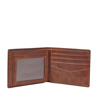 Derrick Leather Bifold Front Pocket ID Wallet