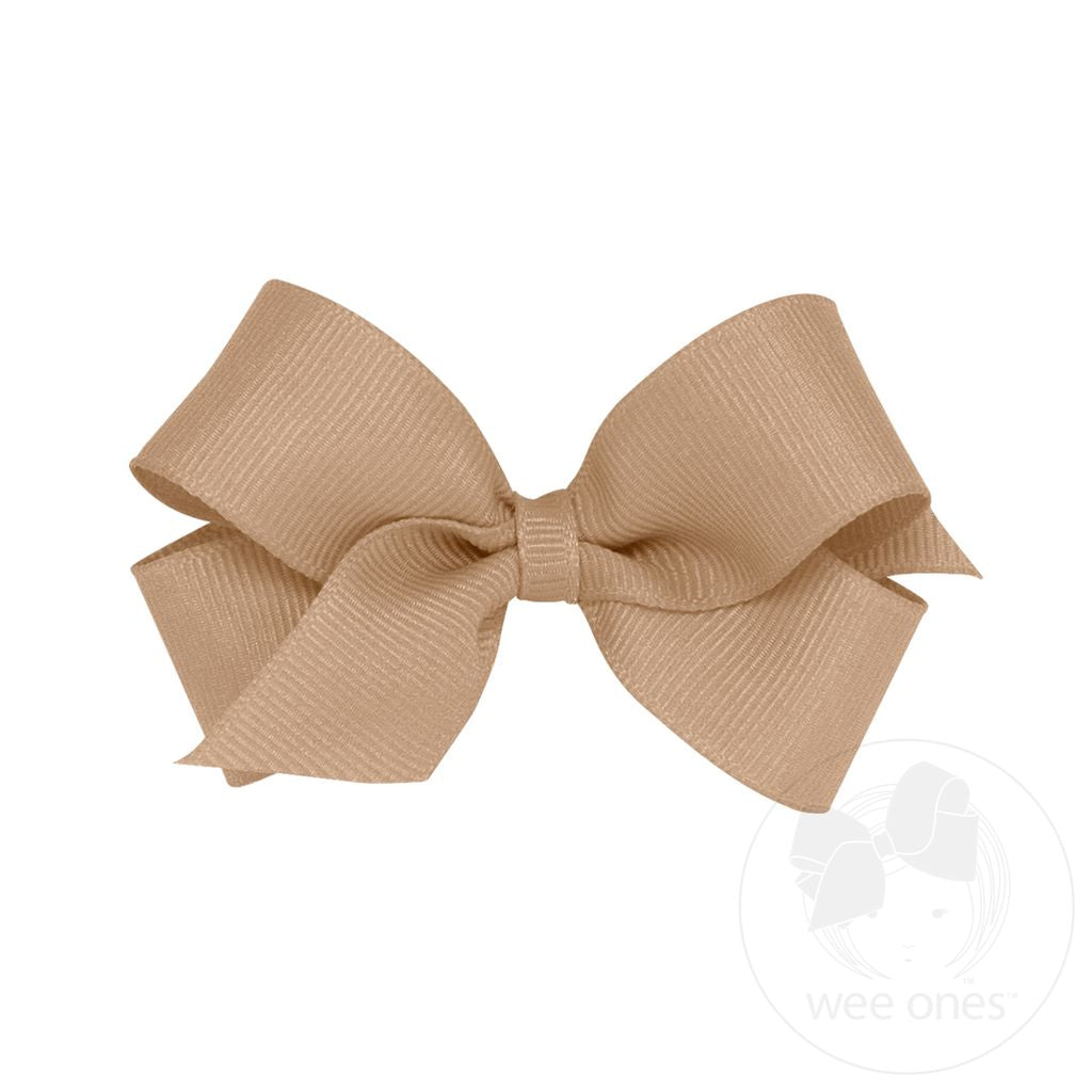 Mini Classic Grosgrain Hair Bow (Plain Wrap) | Baby Shower Mallory Faulk