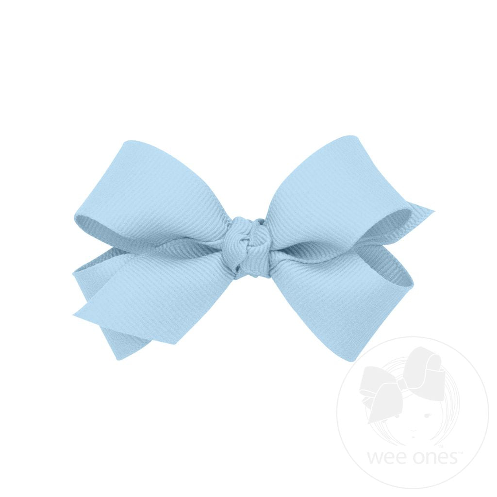 Mini Classic Grosgrain Hair Bow (Plain Wrap) | Baby Shower Mallory Faulk
