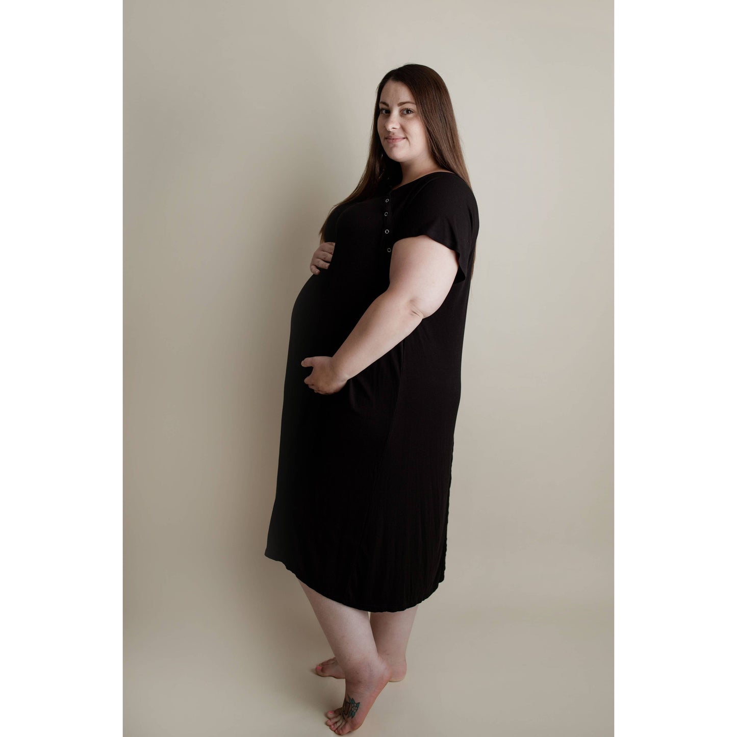 Maternity Mommy Labor and Delivery/ Nursing Gown