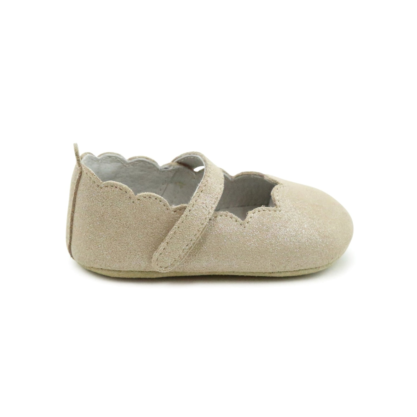 Mimi Scalloped Crib Shoe