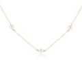 15in choker simplicity chain gold - pearl 6mm