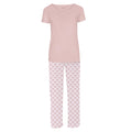 Women's Print Short Sleeve V-Neck Pajamas
