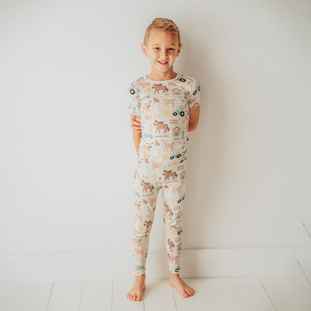 Kickee Clothing For Men Kickee Pants Pajama Set: Cake Pop Berry