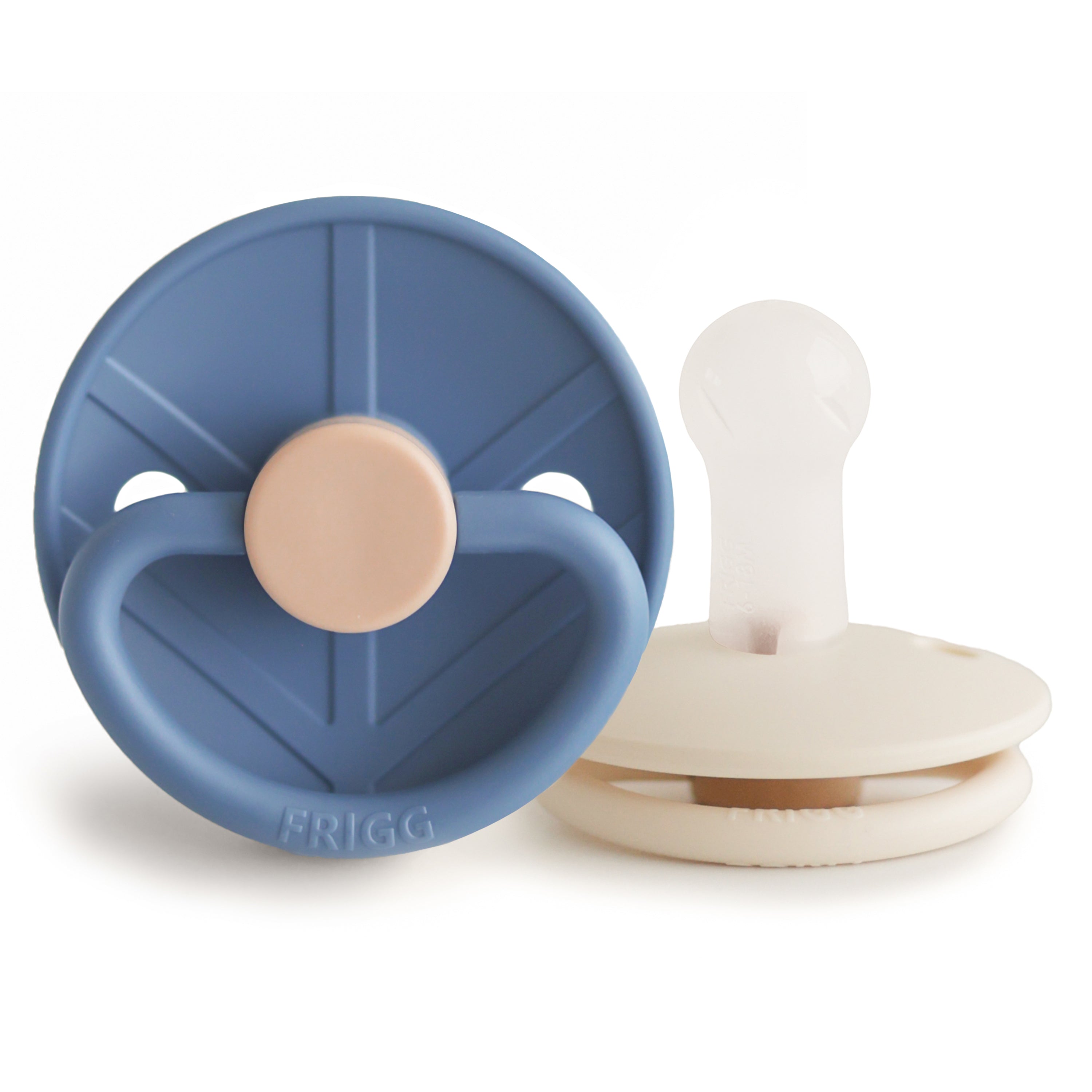 Mushie FRIGG Little Viking Silicone 2-Pack Ocean View/Cream