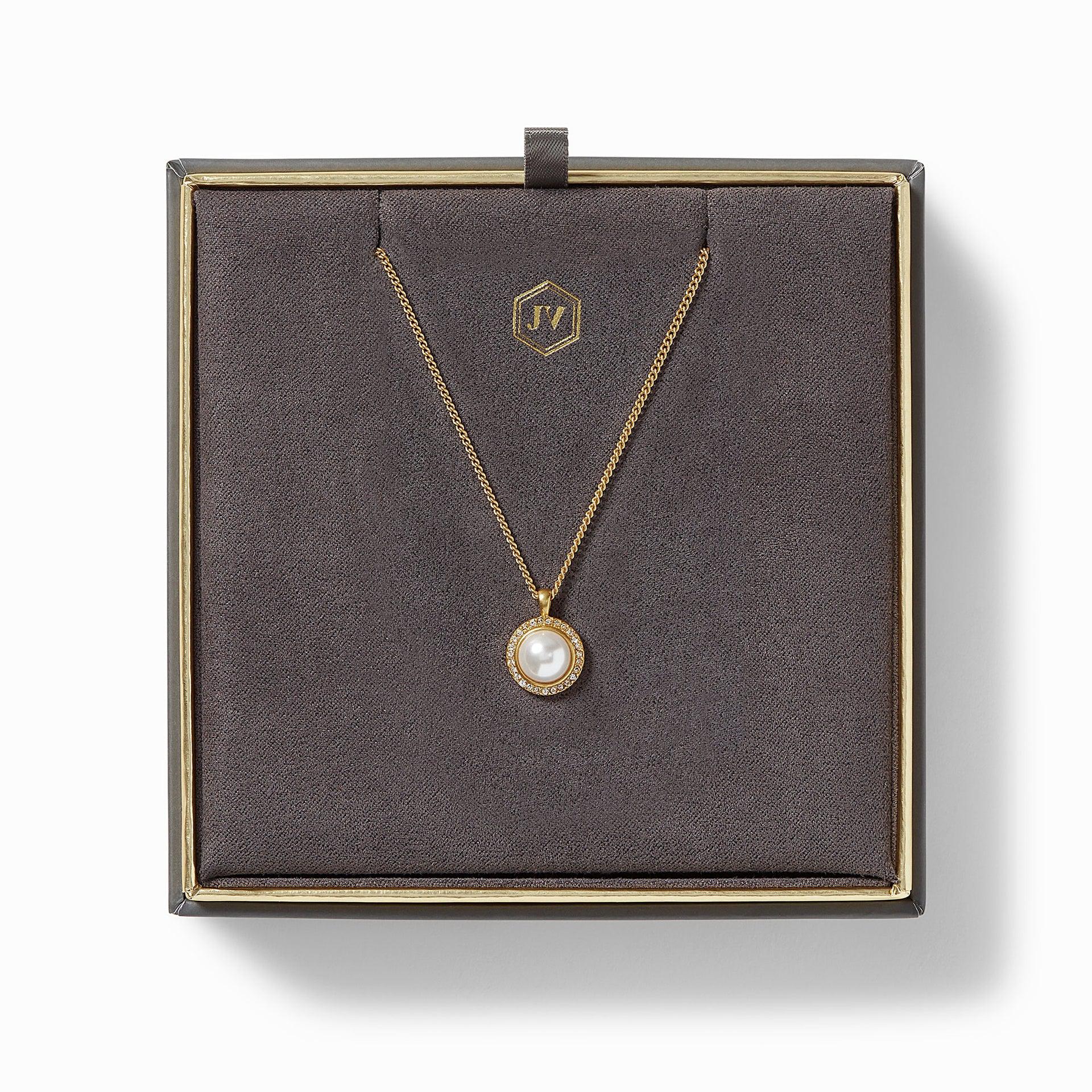 Odette Pearl Solitaire Necklace