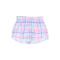 Steph Shorts, Plaid Blue Sky