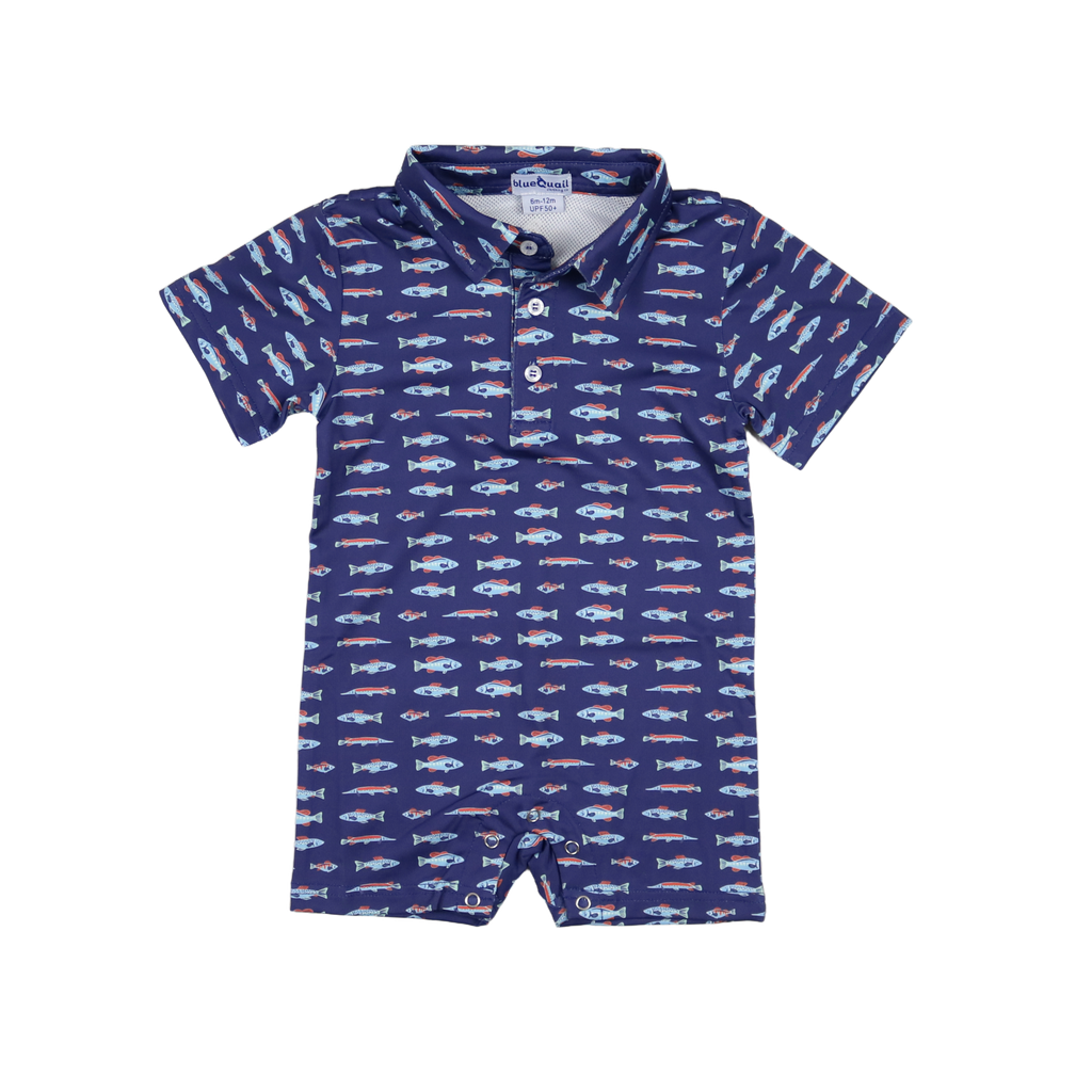 Performance Polo Romper | Baby Shower Brittnie Risinger