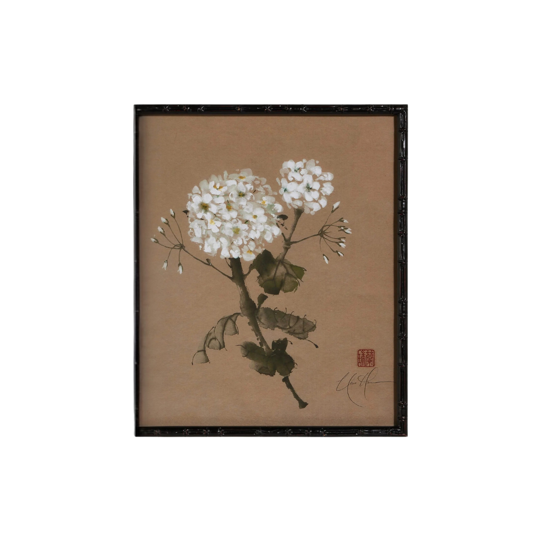Perennial Grace Framed Wall Art