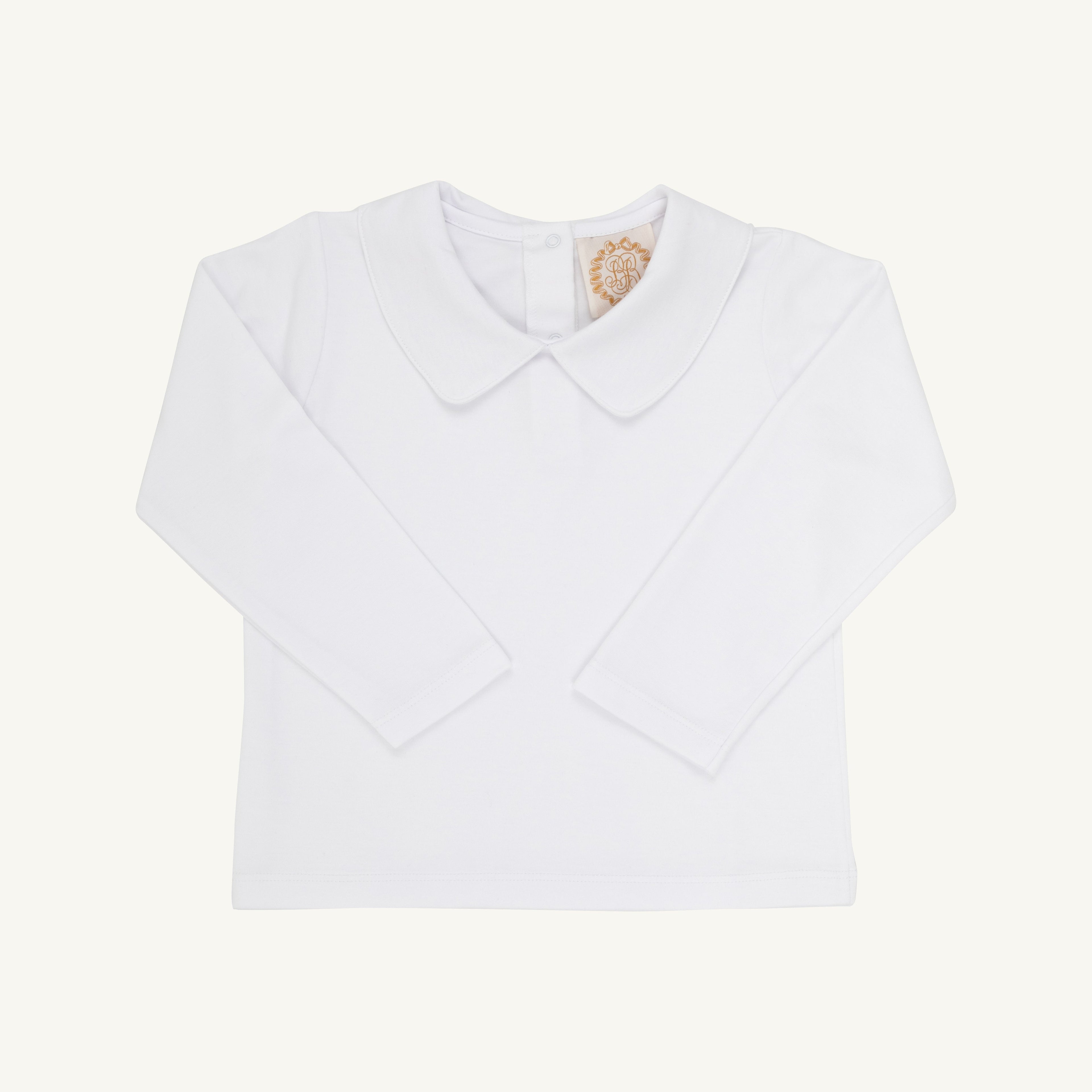 Peter Pan Collar Shirt - Onesie - Pima - LS