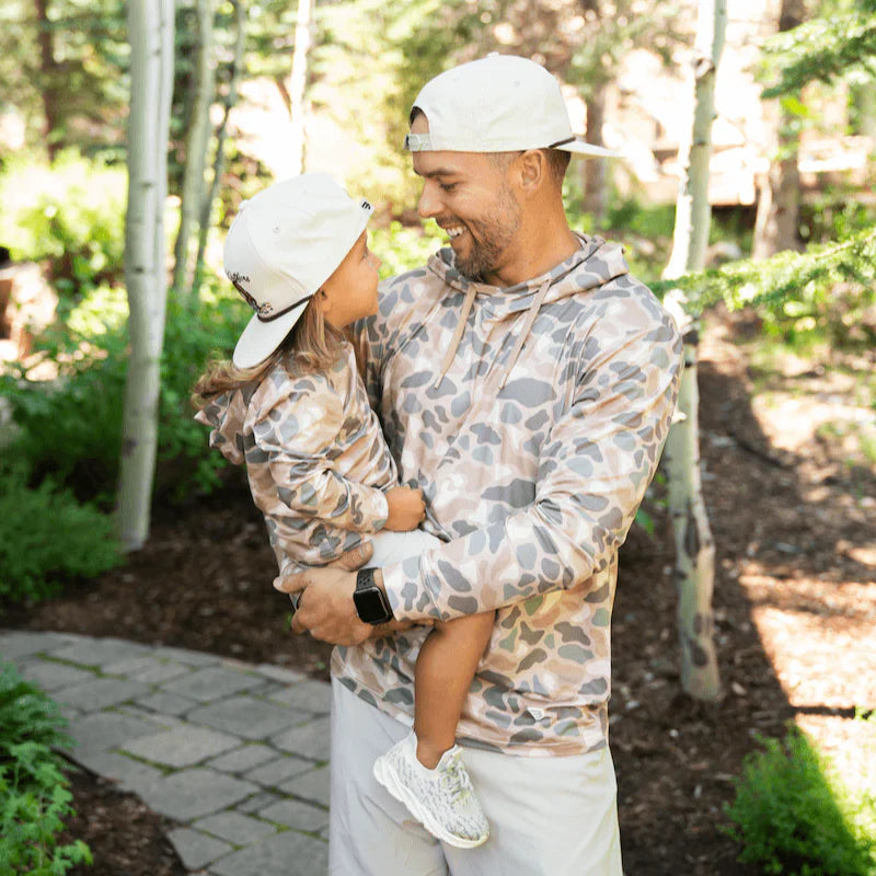 Burlebo Youth Performance Hoodie In Pintail Camo