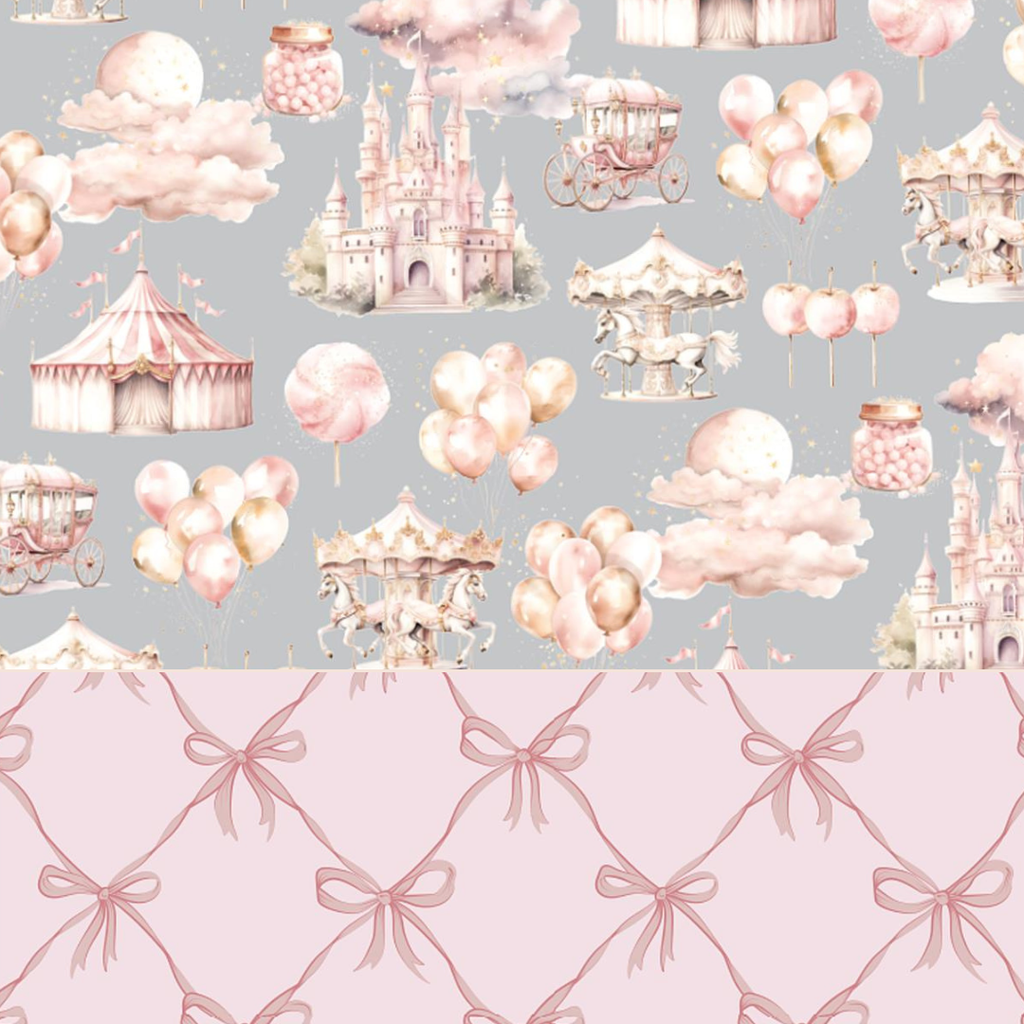 Print Ruffle Toddler Blanket