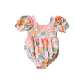 Ollie Jay Puff Baby Romper in Soft Floral