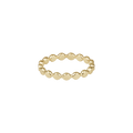 enewton classic gold 2.5mm beaded disc ring