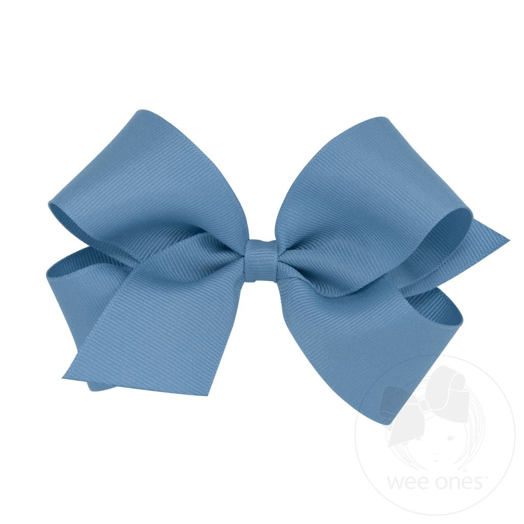Medium Classic Grosgrain Hair Bow (Plain Wrap)