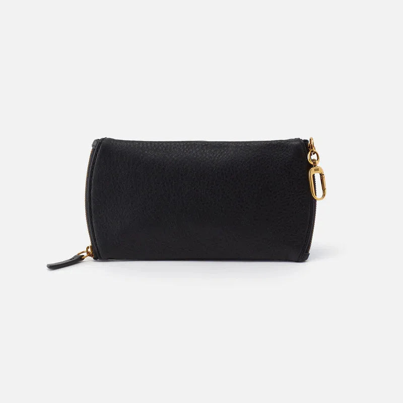 Spark Double Eyeglass Case in Pebbled Leather