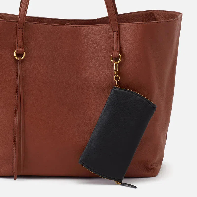 Spark Double Eyeglass Case in Pebbled Leather