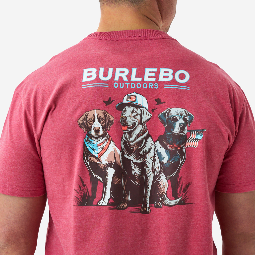 Adult Short Sleeve Tee, American Dogs